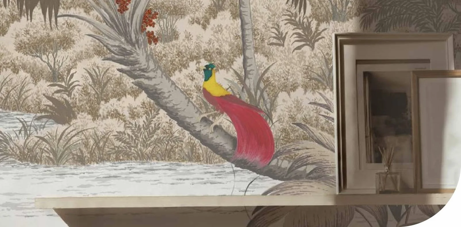 Monochromatic Tropical Wallpaper by Isidore Leroy for Any Room